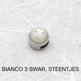 Bianco 3 swar.steentjes