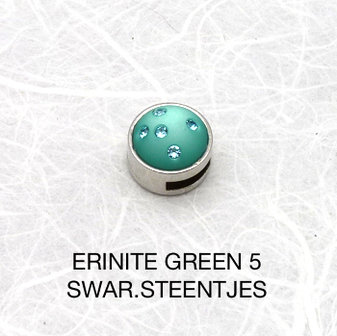 Erinite Green 5 swar.steentjes