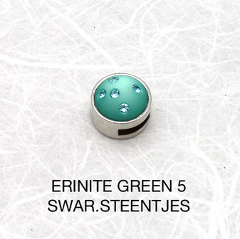 Erinite Green 5 swar.steentjes