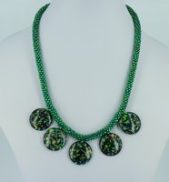 Kumihimo Green Forest